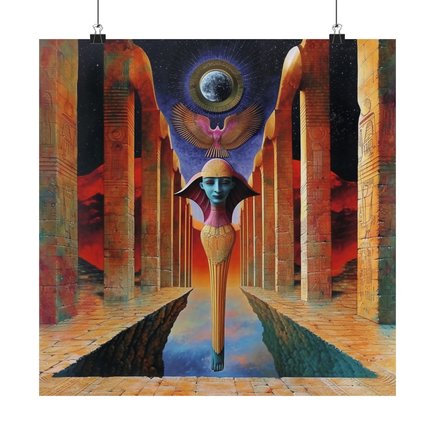 Extraction Matte Horizontal Posters