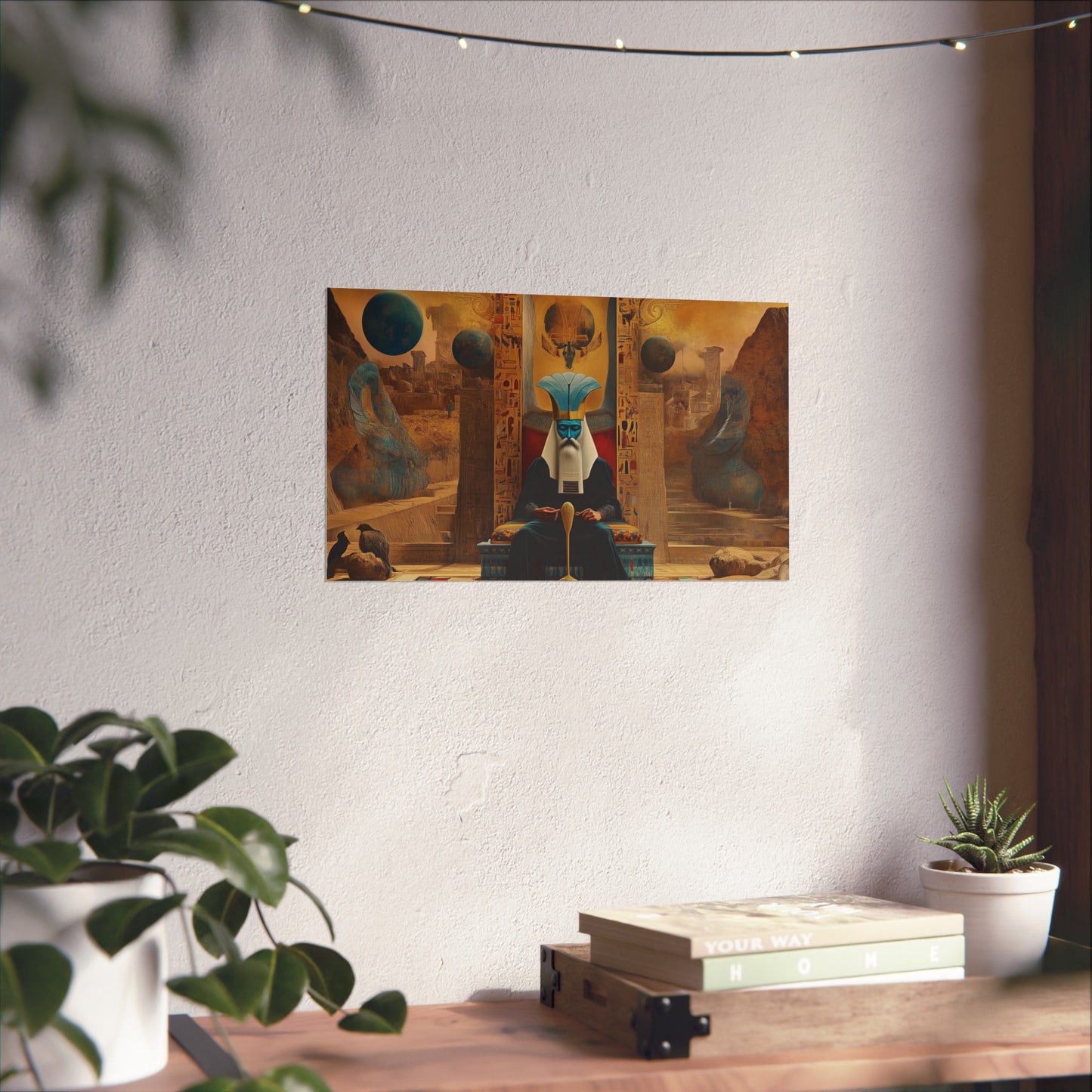 Conscious Blue Matte Poster