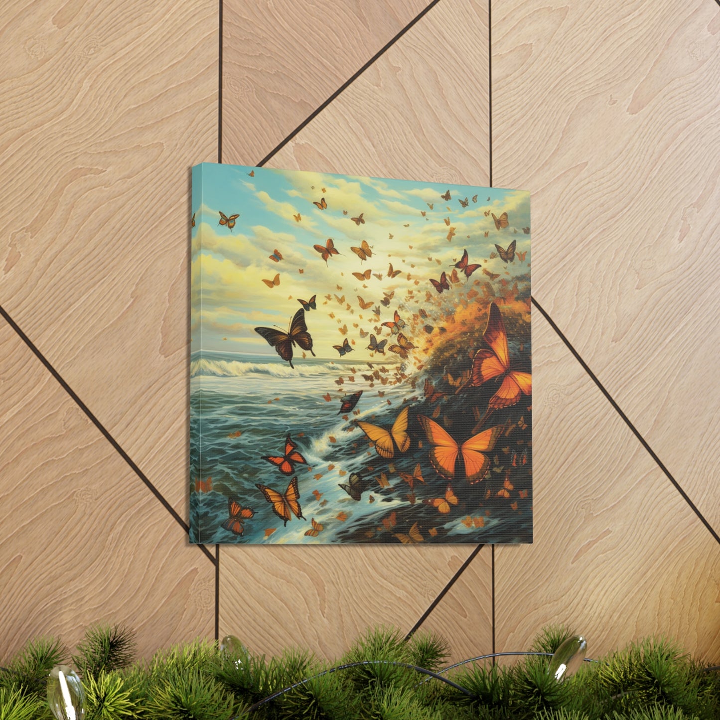Coastal Butterflies Canvas Gallery Wraps