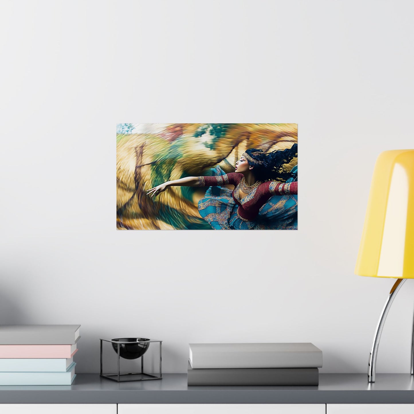 Spinning Dancer Matte Poster