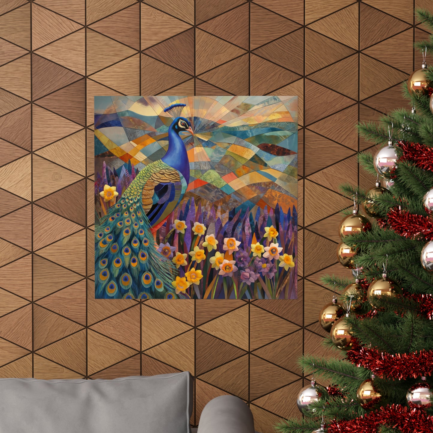 Peacock Matte Poster