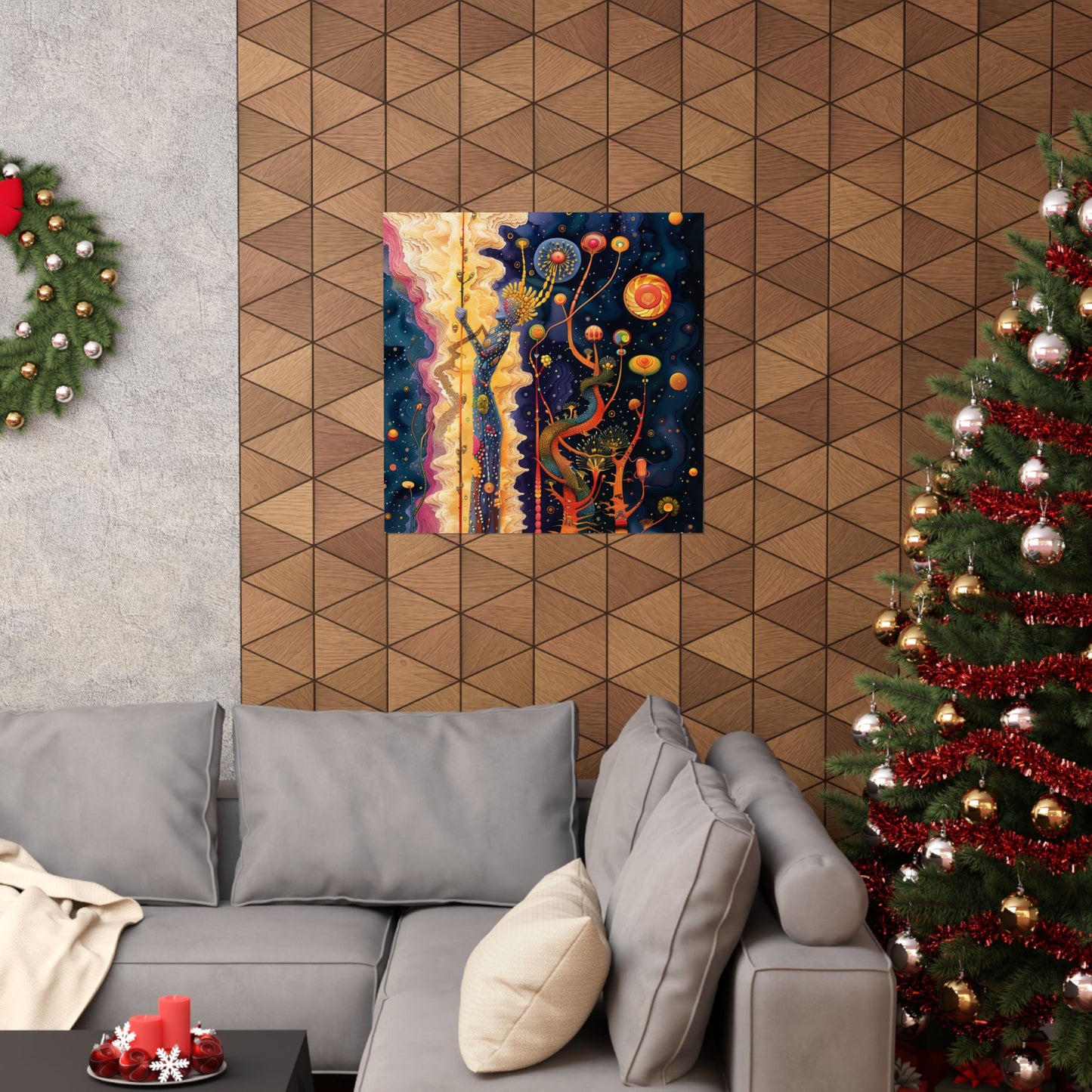 Holographic Being Matte Vertical Posters