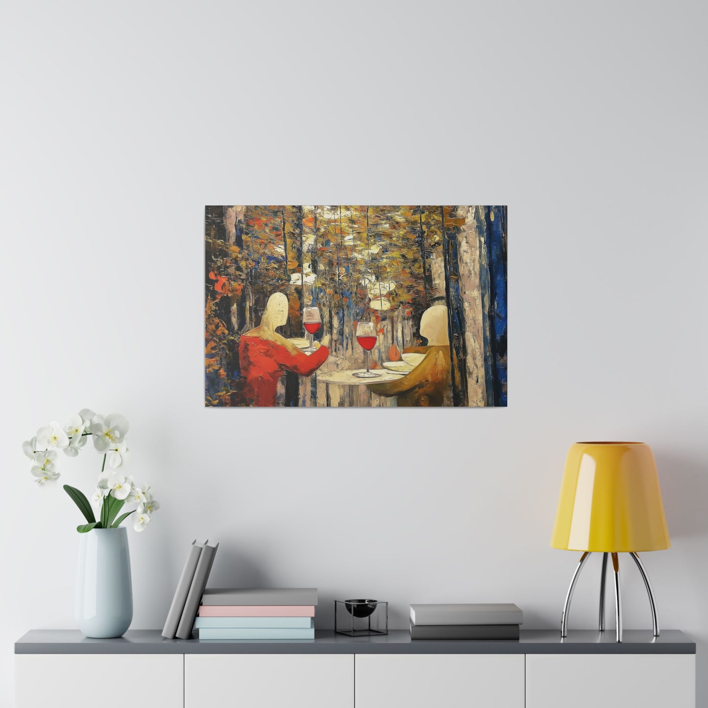Wine Moment Matte Canvas, Stretched, 0.75"