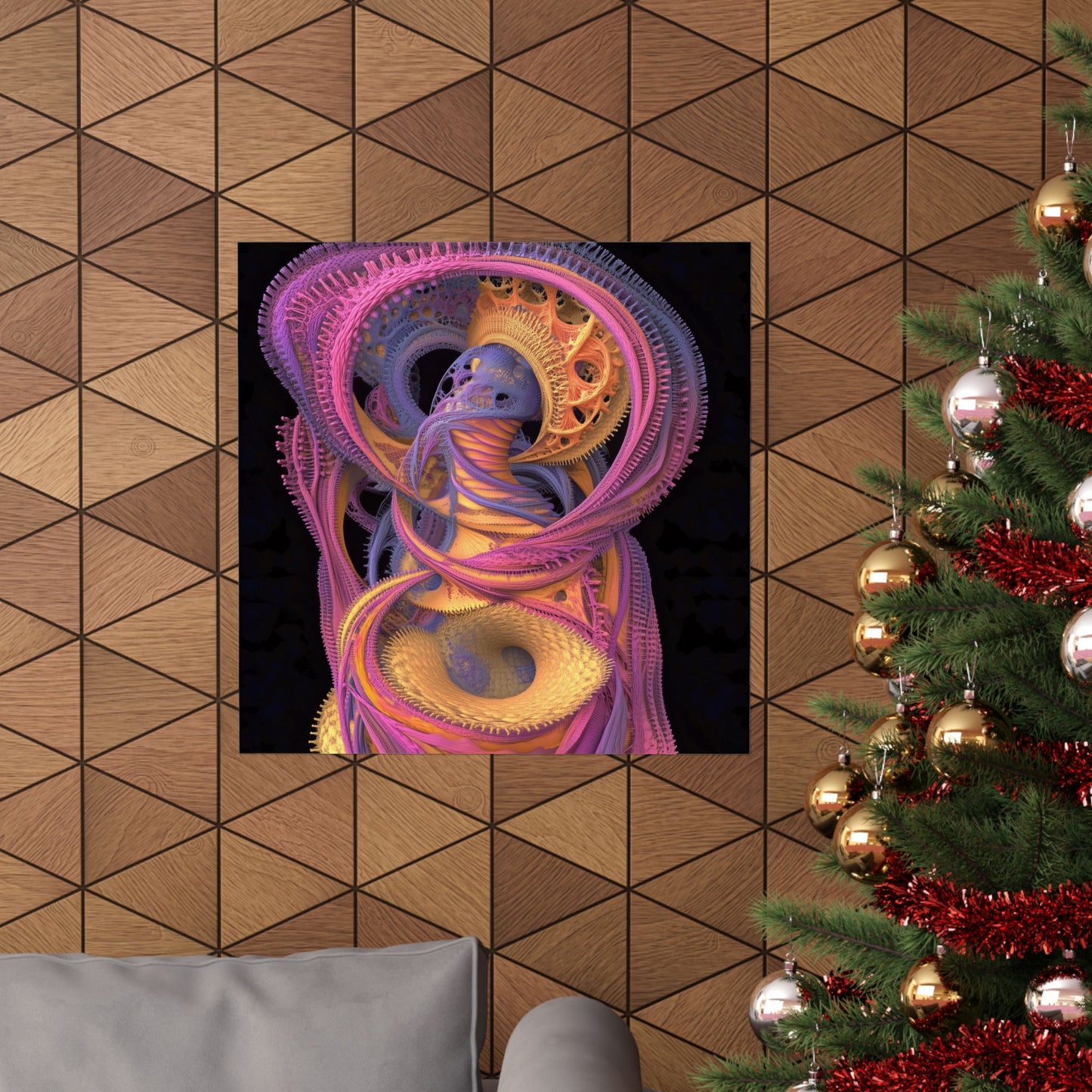 Woven Energy Matte Poster