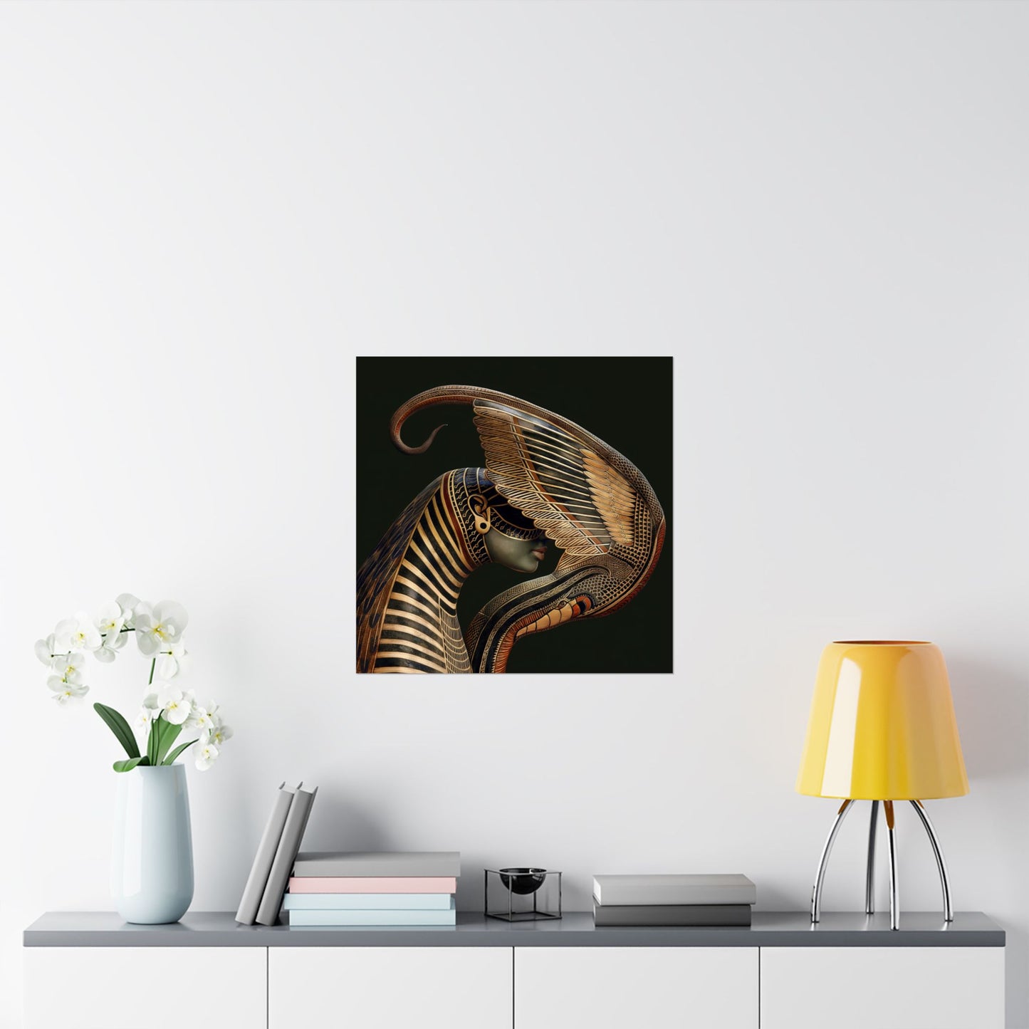 Hiding Goddess Matte Poster