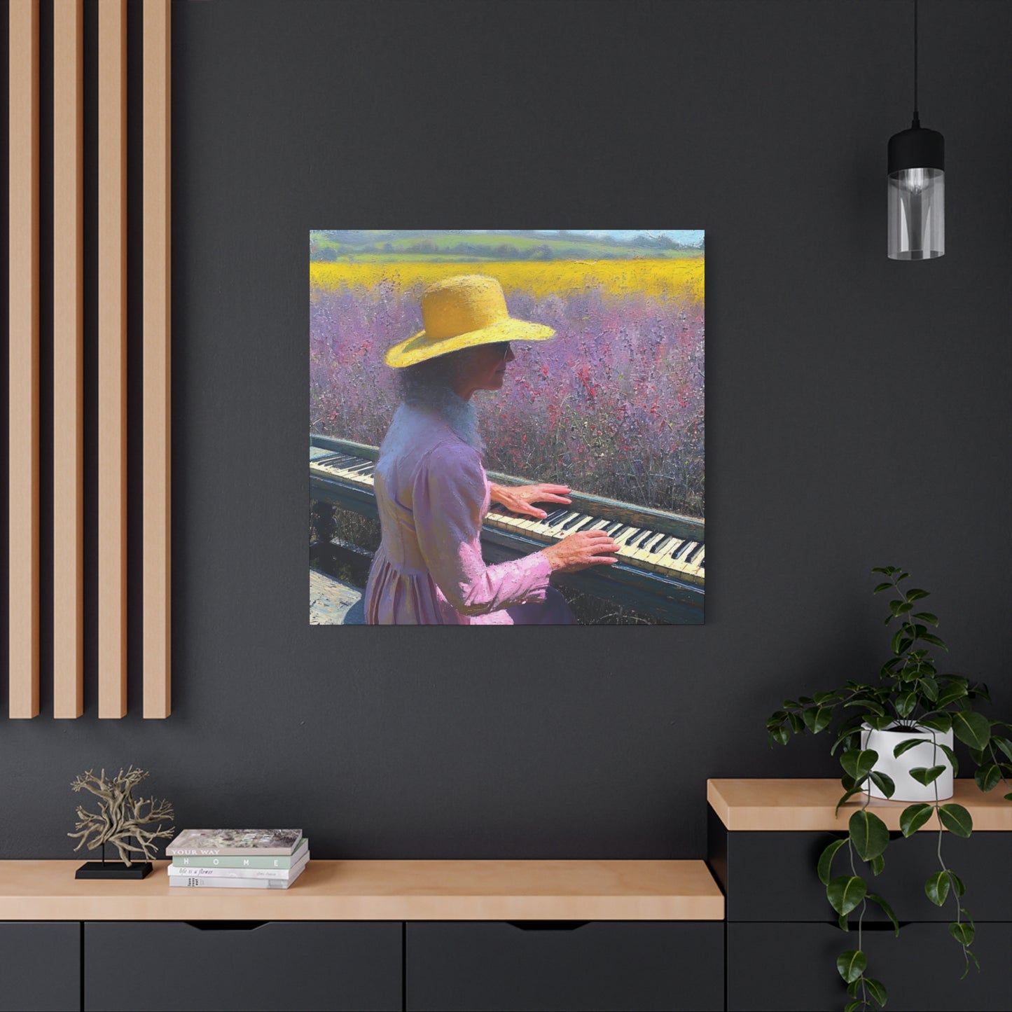 Violet Rhapsody Matte Canvas, Stretched, 1.25"