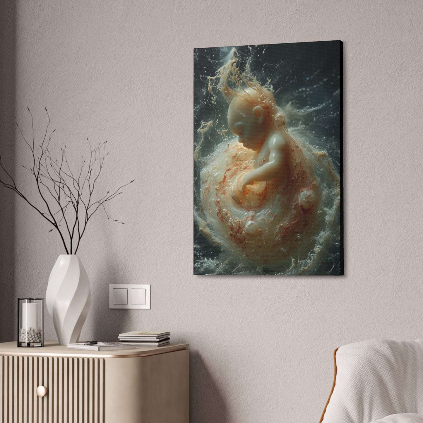Baby World Canvas Stretched, 1.5''
