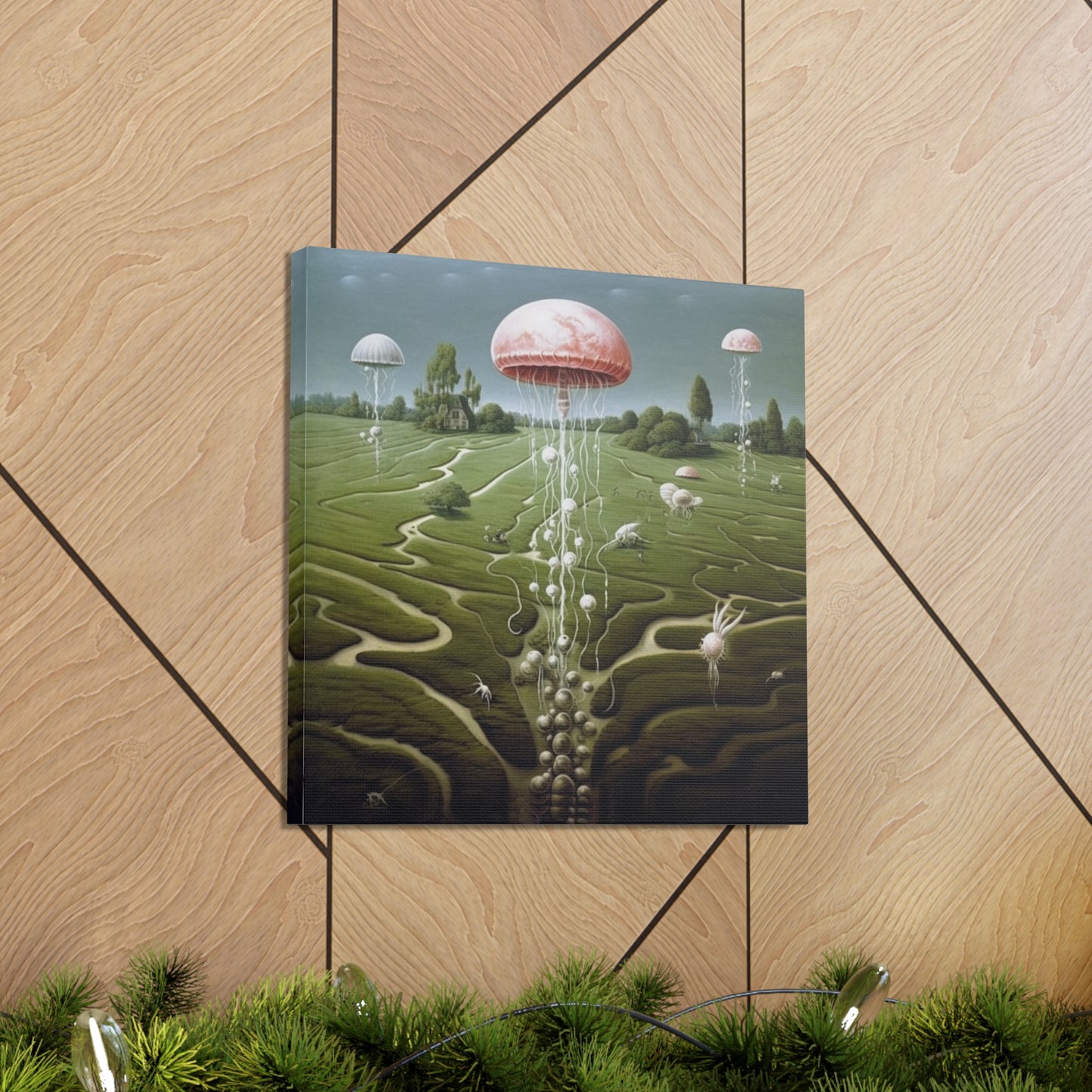 Jelly Fish Crops Canvas Gallery Wraps