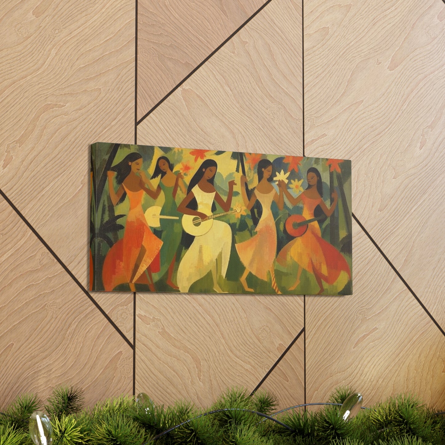 Tropical Music and Movement Canvas Gallery Wraps