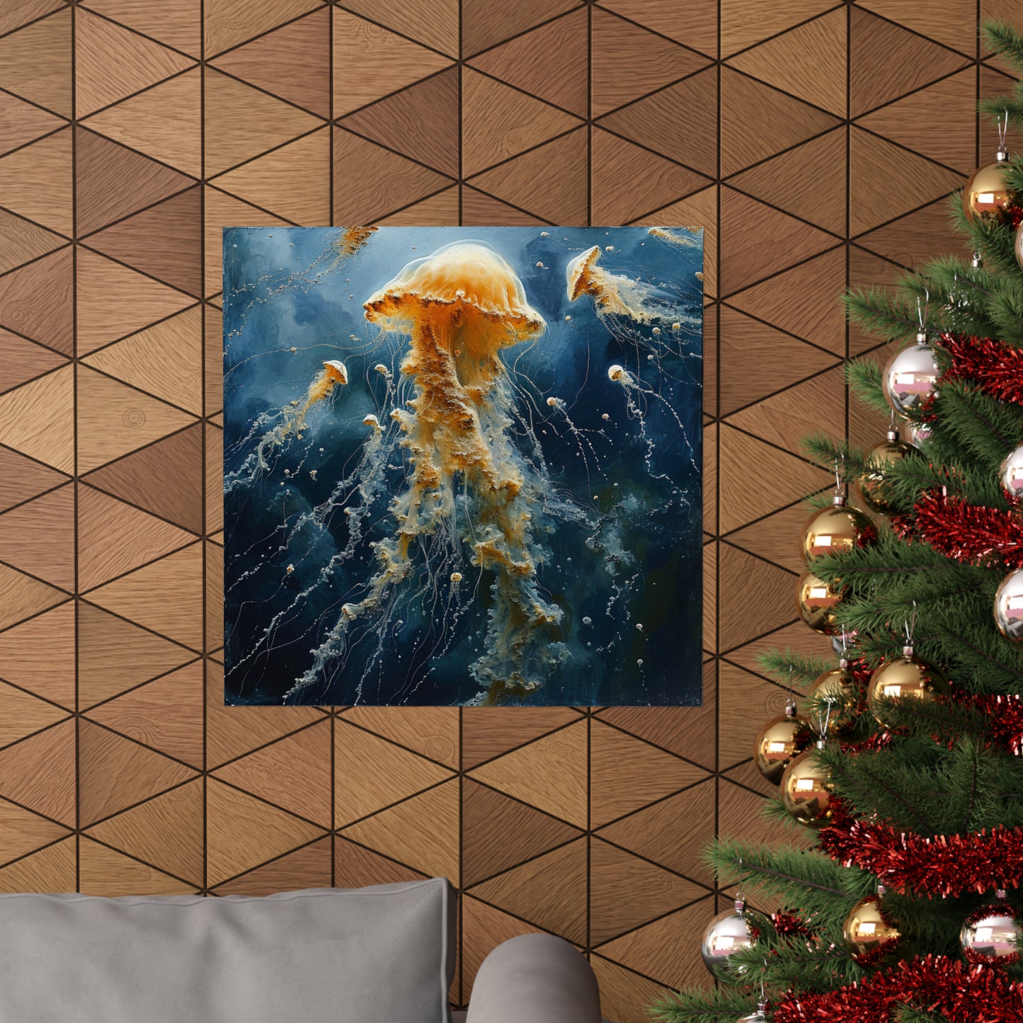 Jelly Fish Matte Poster