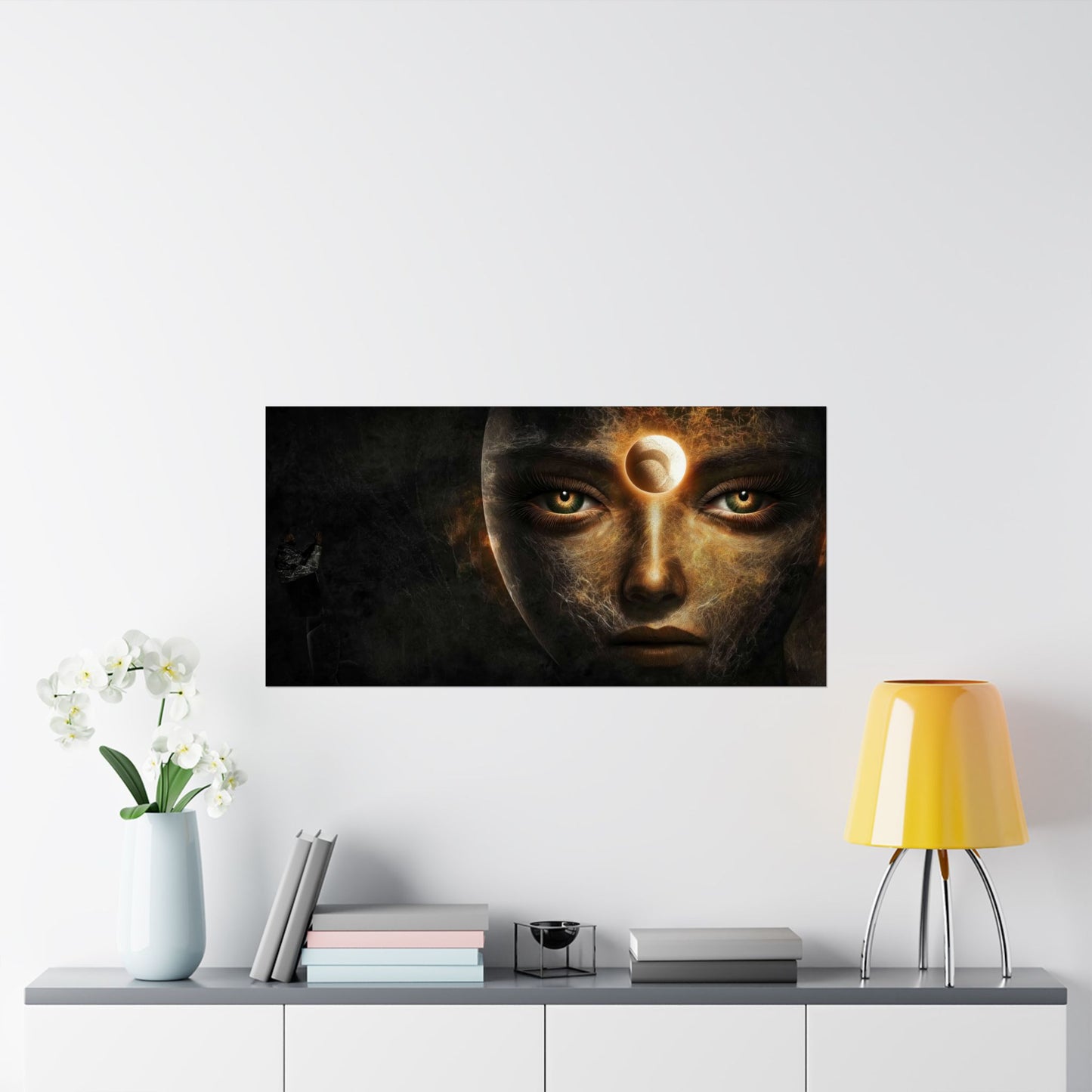 Planetary Girl Matte Poster