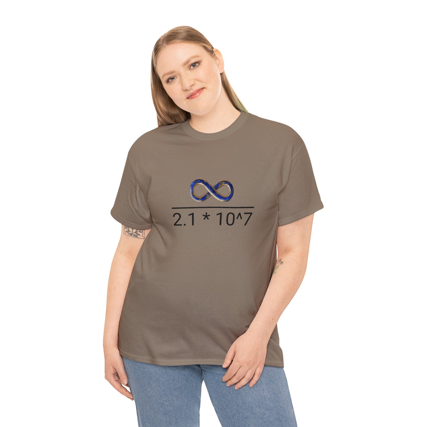 Pricing the Universe in Bitcoin Unisex Heavy Cotton Tee