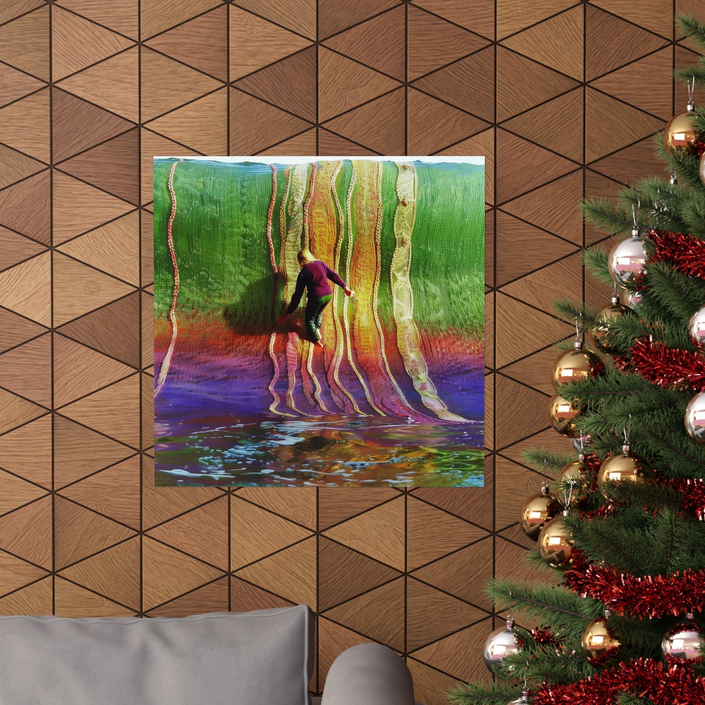 Weave Climber Matte Poster