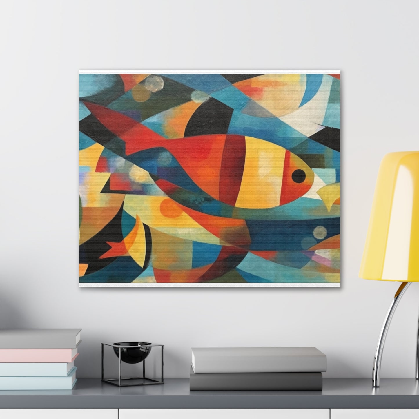 Fish Abstraction Canvas Gallery Wraps