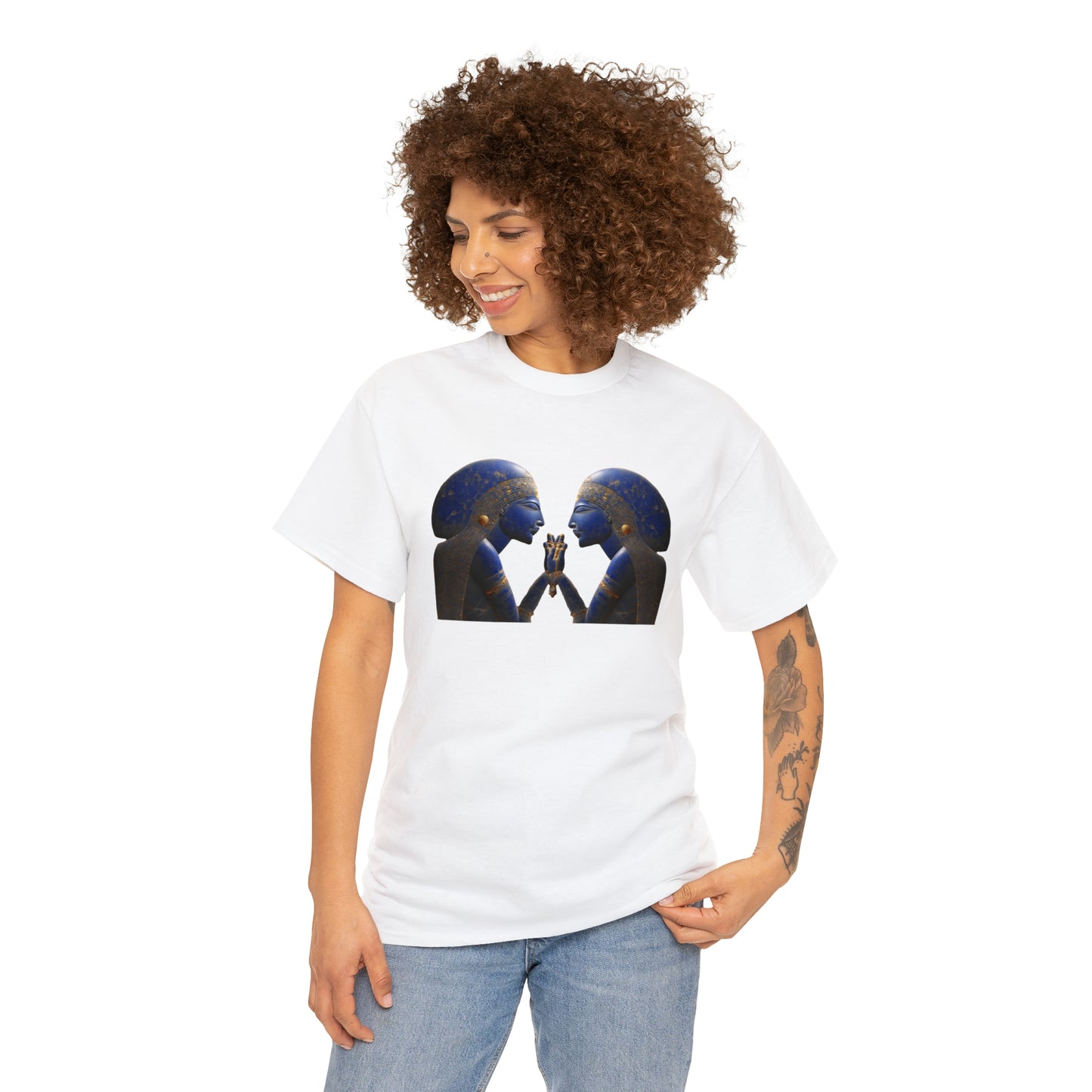 Ancient Artifacts Mirror Front Unisex Heavy Cotton Tee