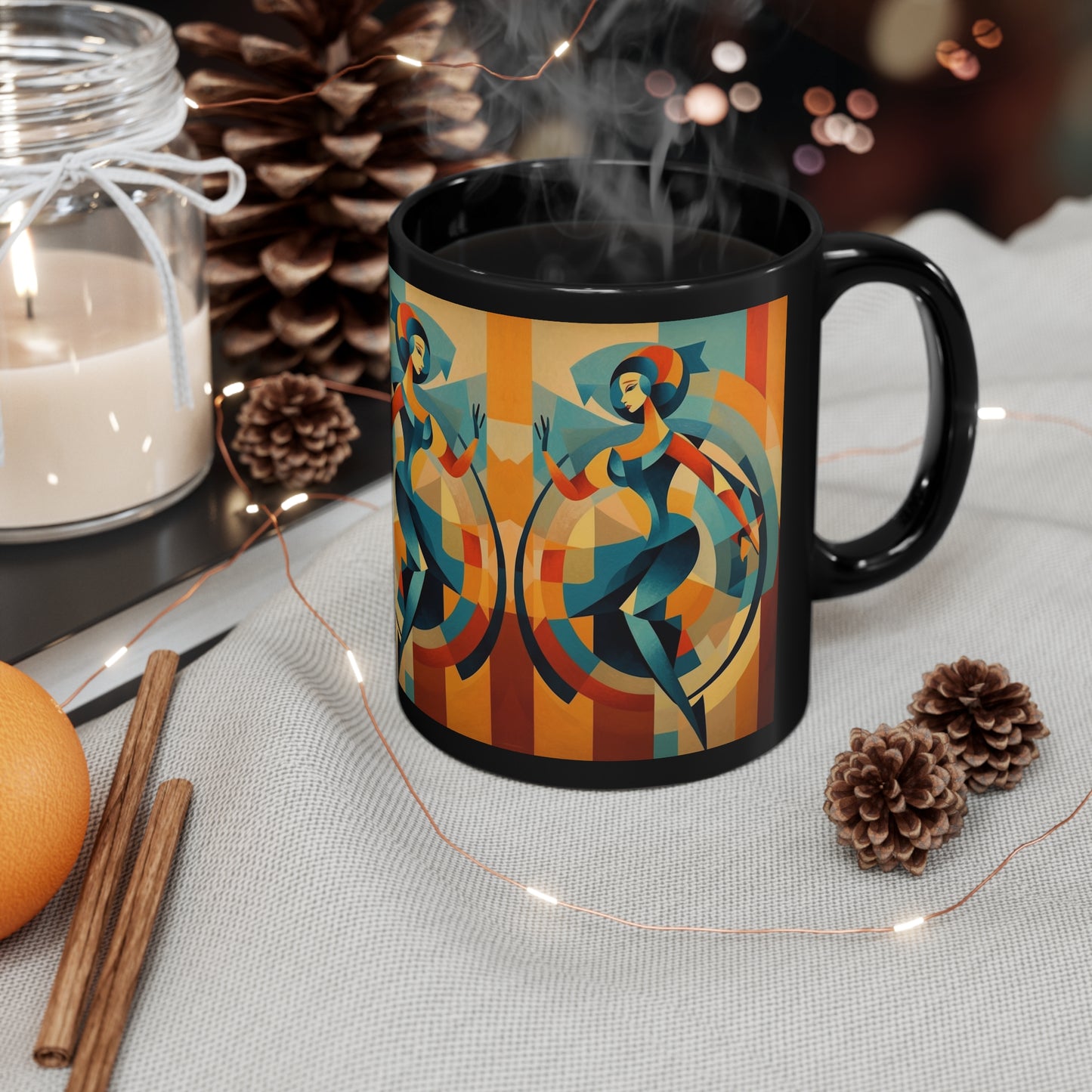 Rocketeer 11oz Black Mug
