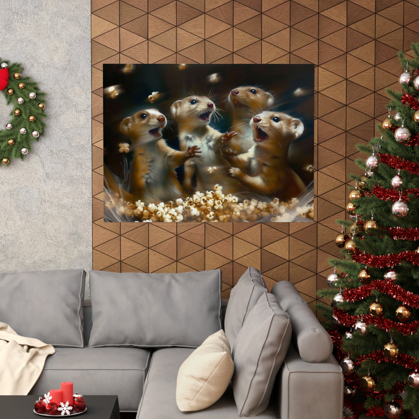 Weasels and Popocorn Matte Horizontal Posters