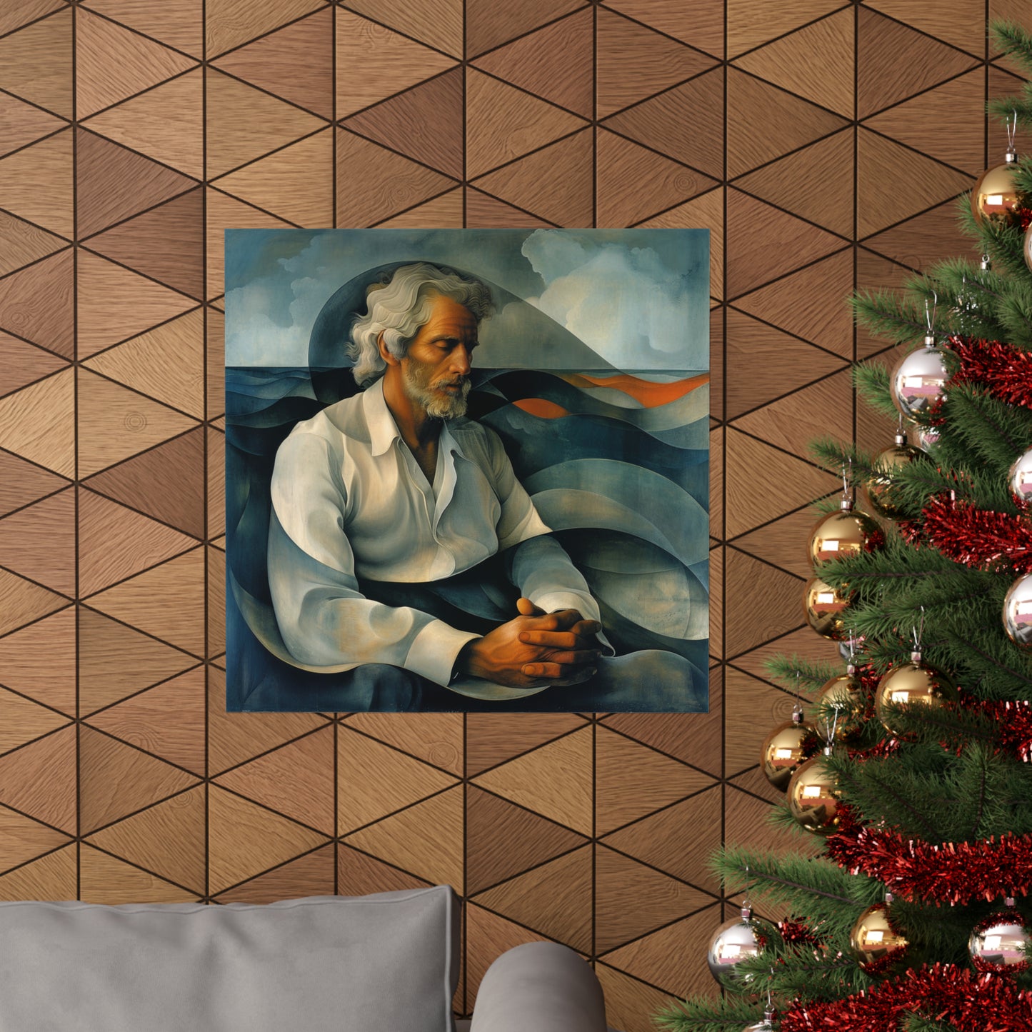 Wave Meditation Matte Horizontal Posters
