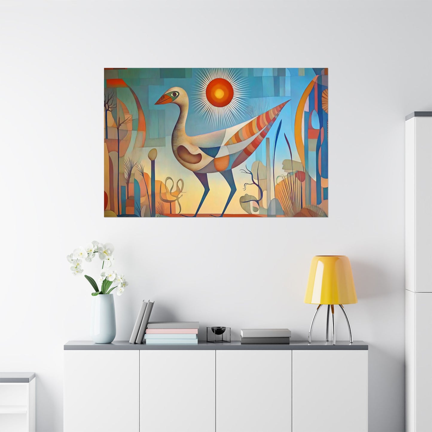 Magnetic Emu Matte Poster