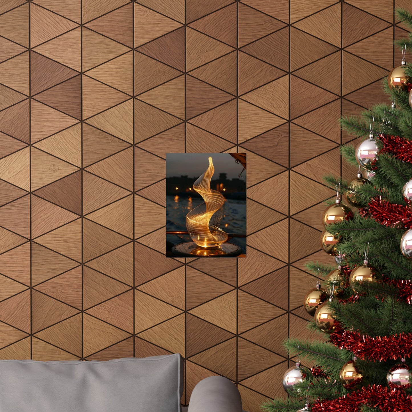 Serpent Lamp Matte Poster