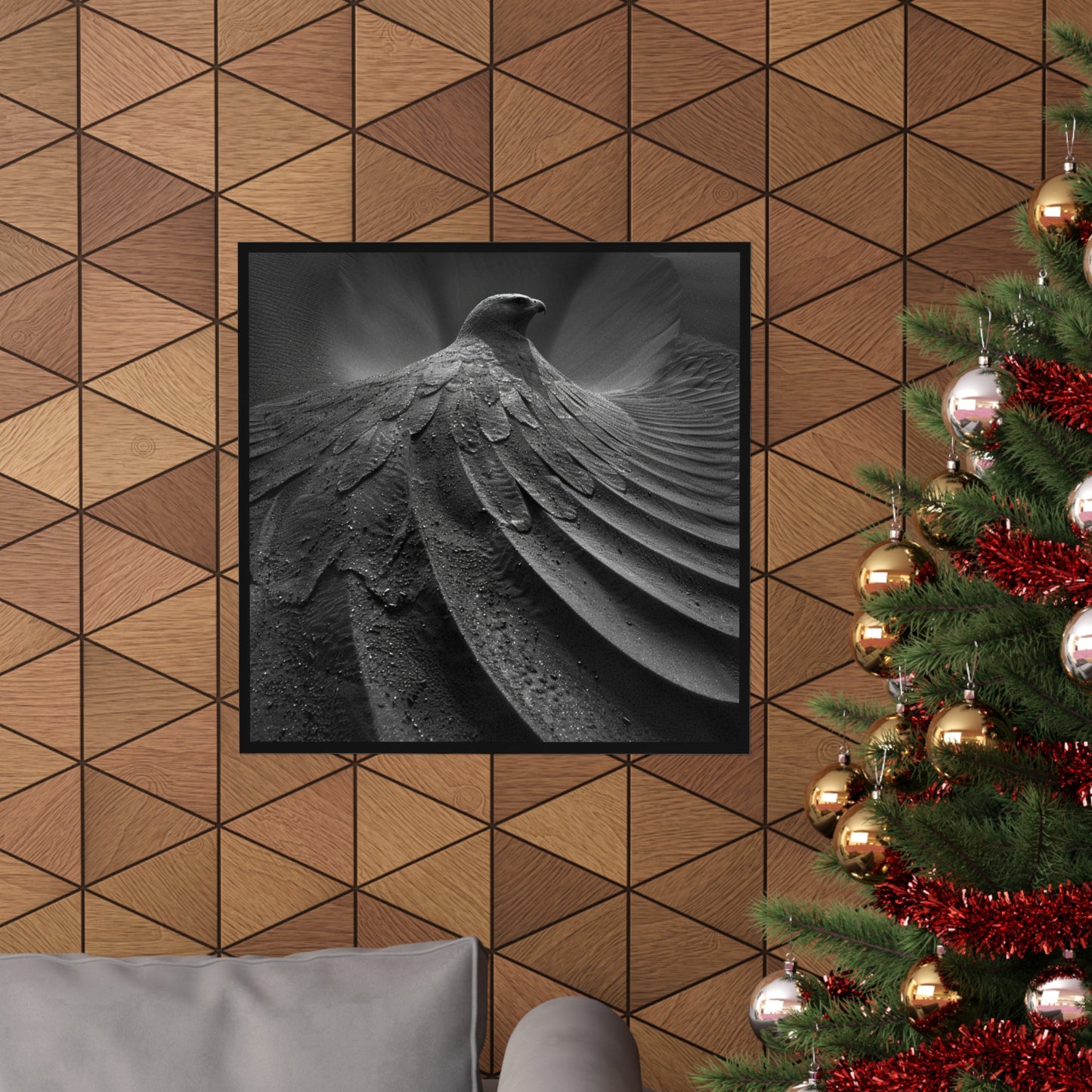 Falcon Mantel Matte Poster
