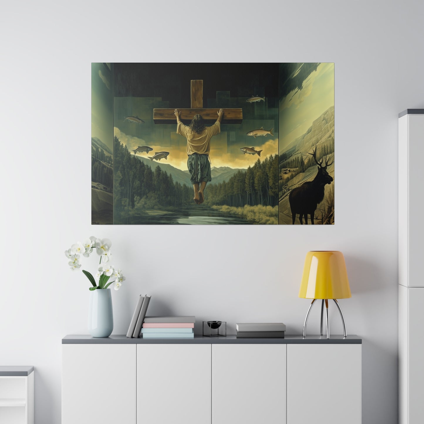 Seeking Salvation Matte Canvas, Stretched, 0.75"