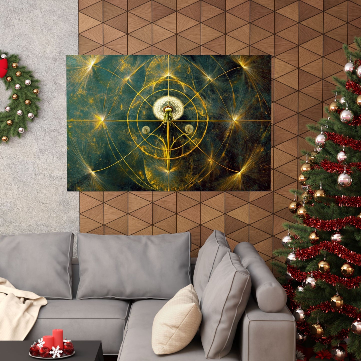 Align With The Dandelion Matte Horizontal Posters