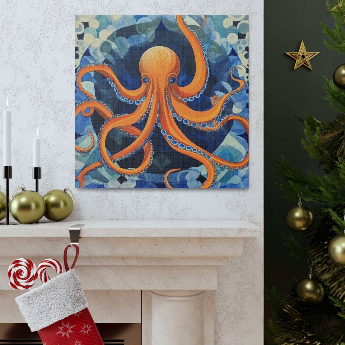 Octopus Canvas Gallery Wraps