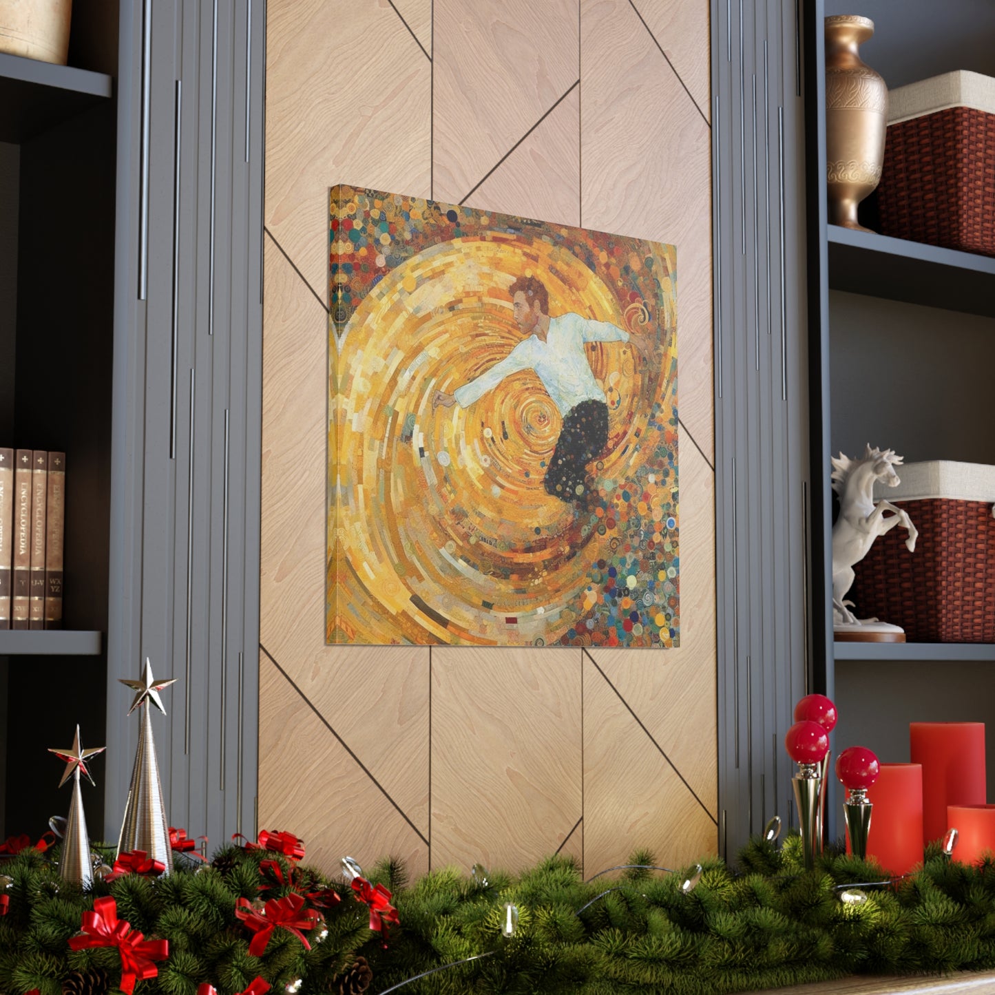 Klimt Skater Canvas Gallery Wraps
