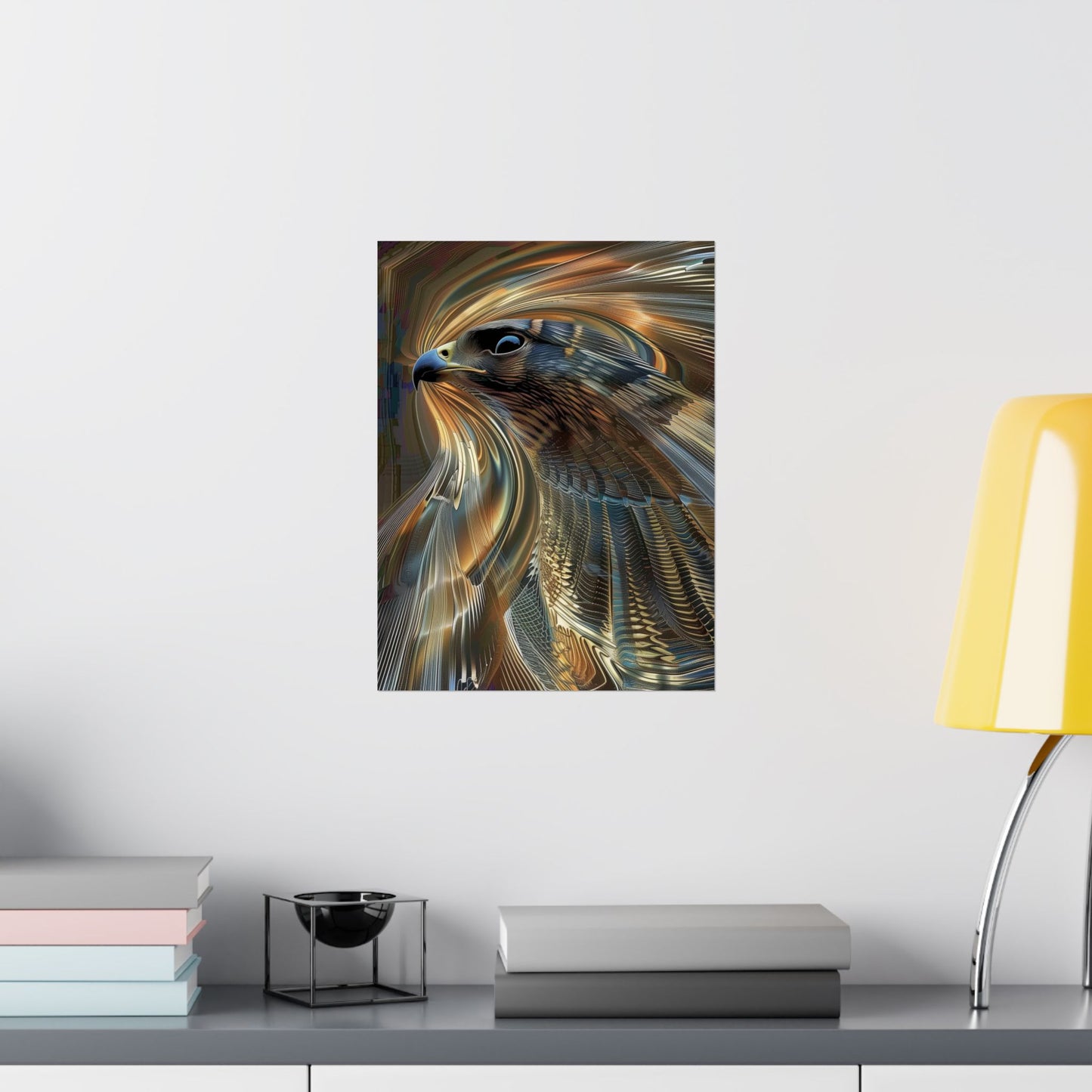 Falcon Space Matte Poster