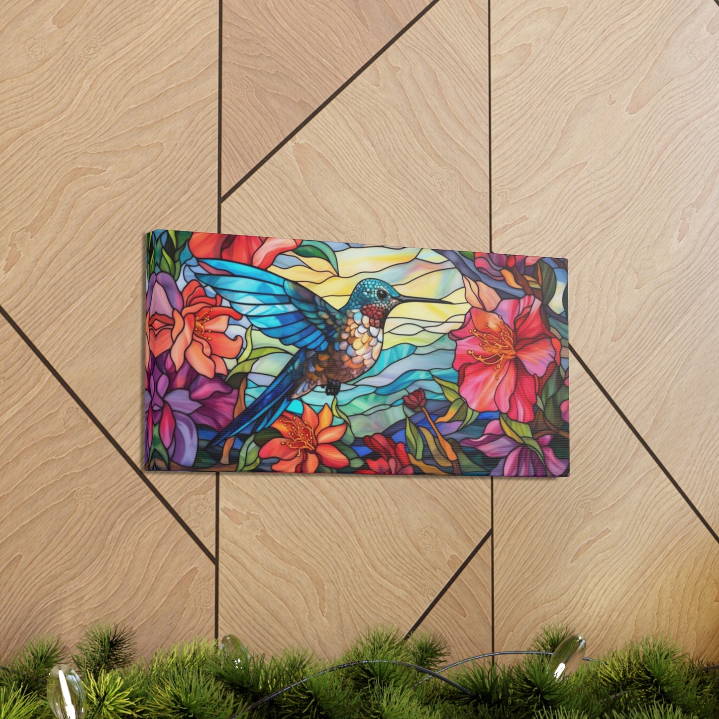 Ana's Favorite Hummingbird. Canvas Gallery Wraps.