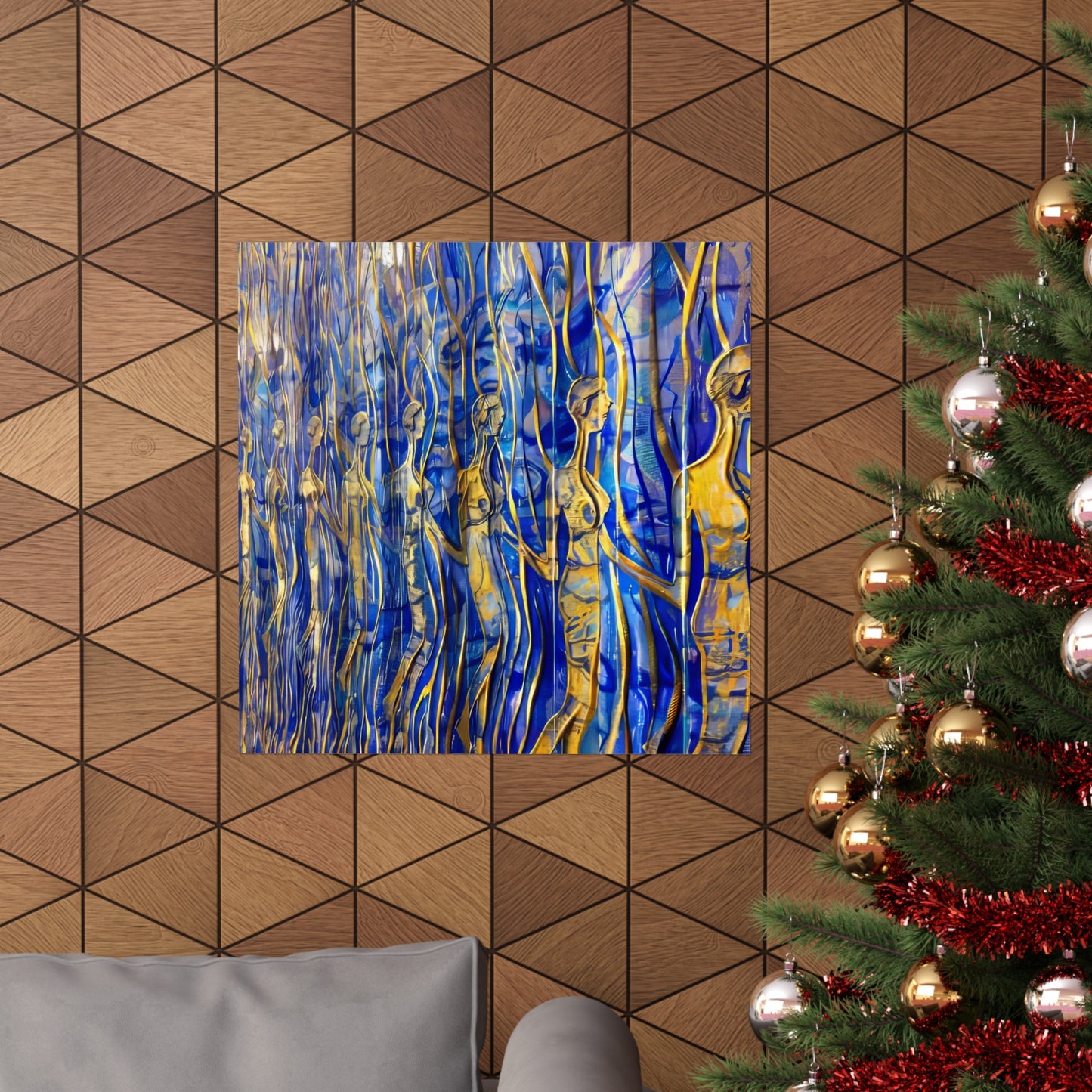 Holographically Woven Matte Posters