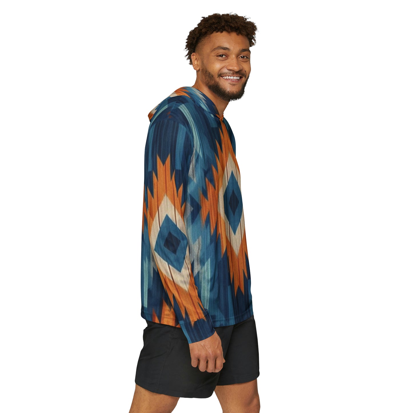 Navajo Men's Sports Warmup Hoodie (AOP)