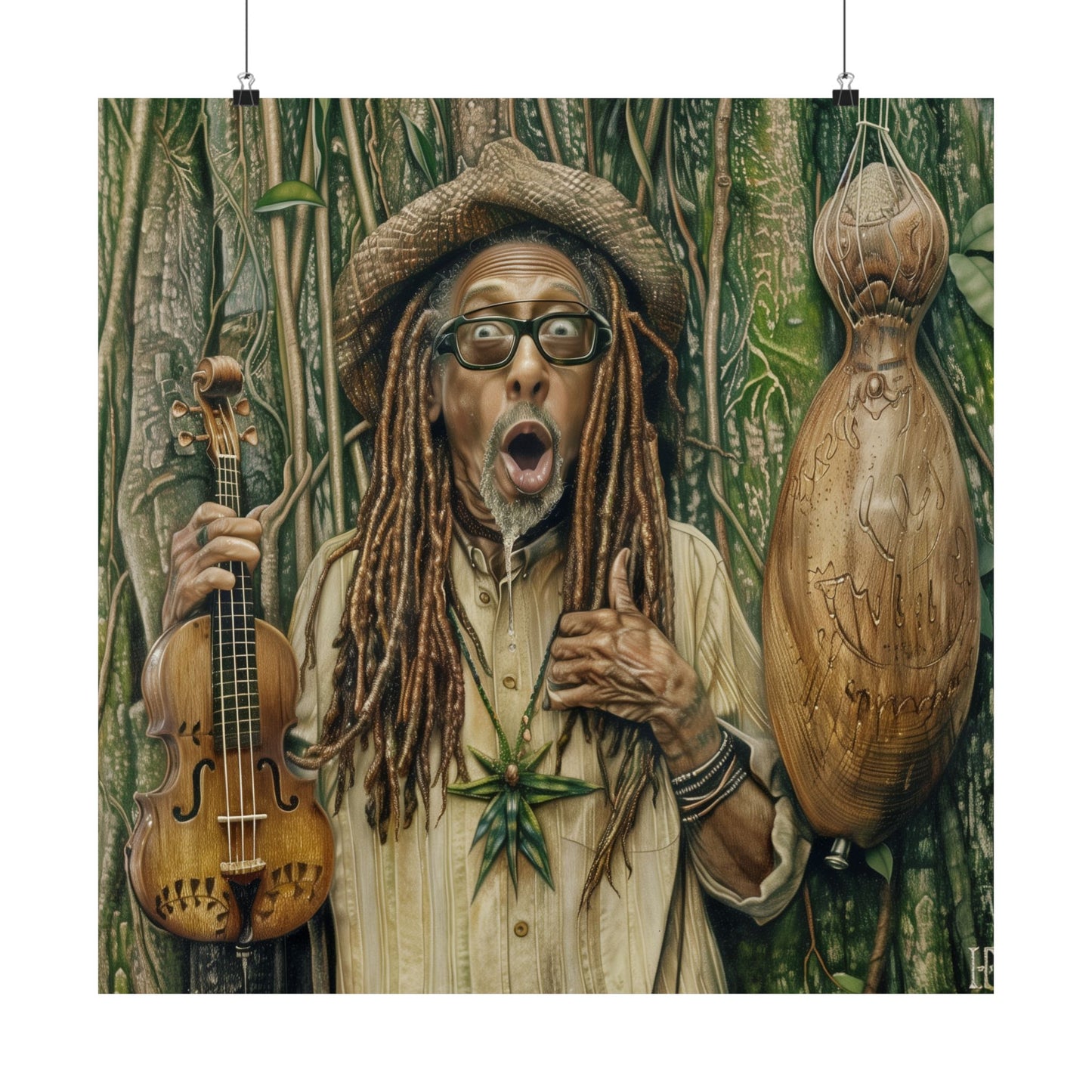 Rastafari Matte Poster