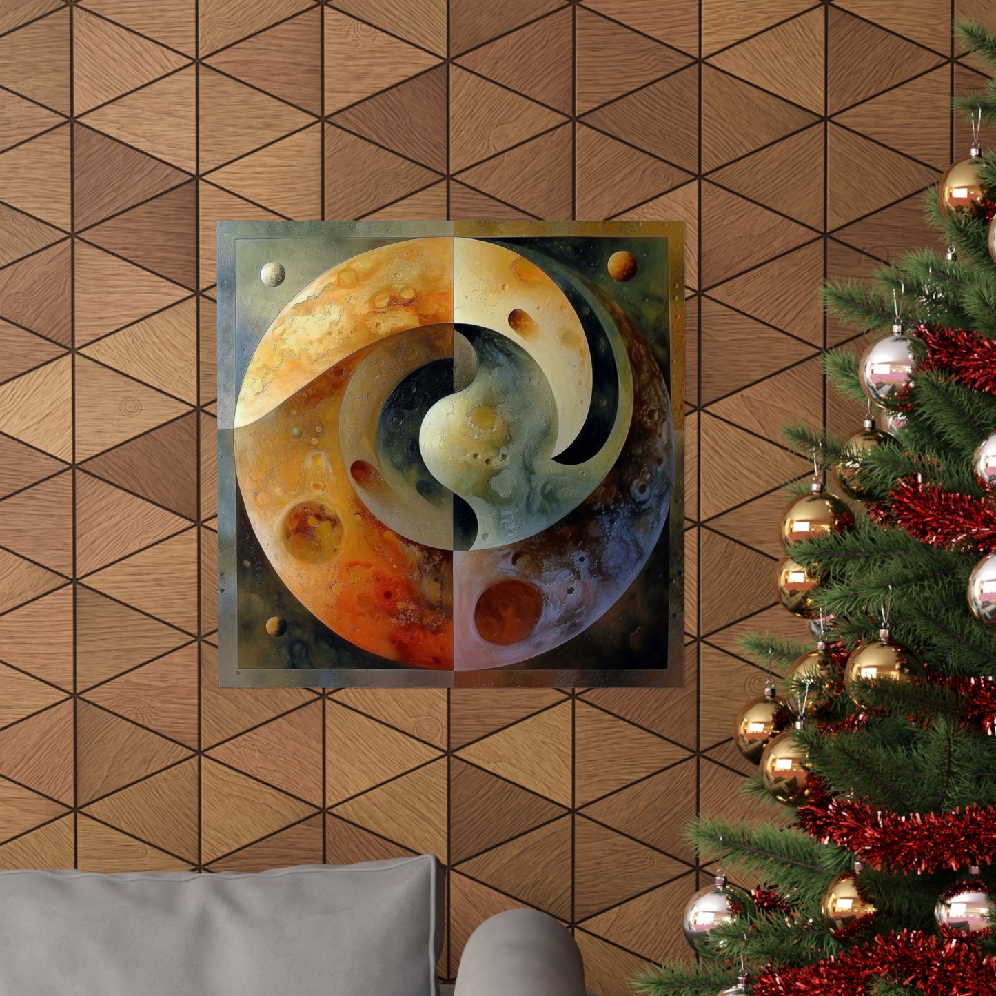 Planetary Motion Matte Poster