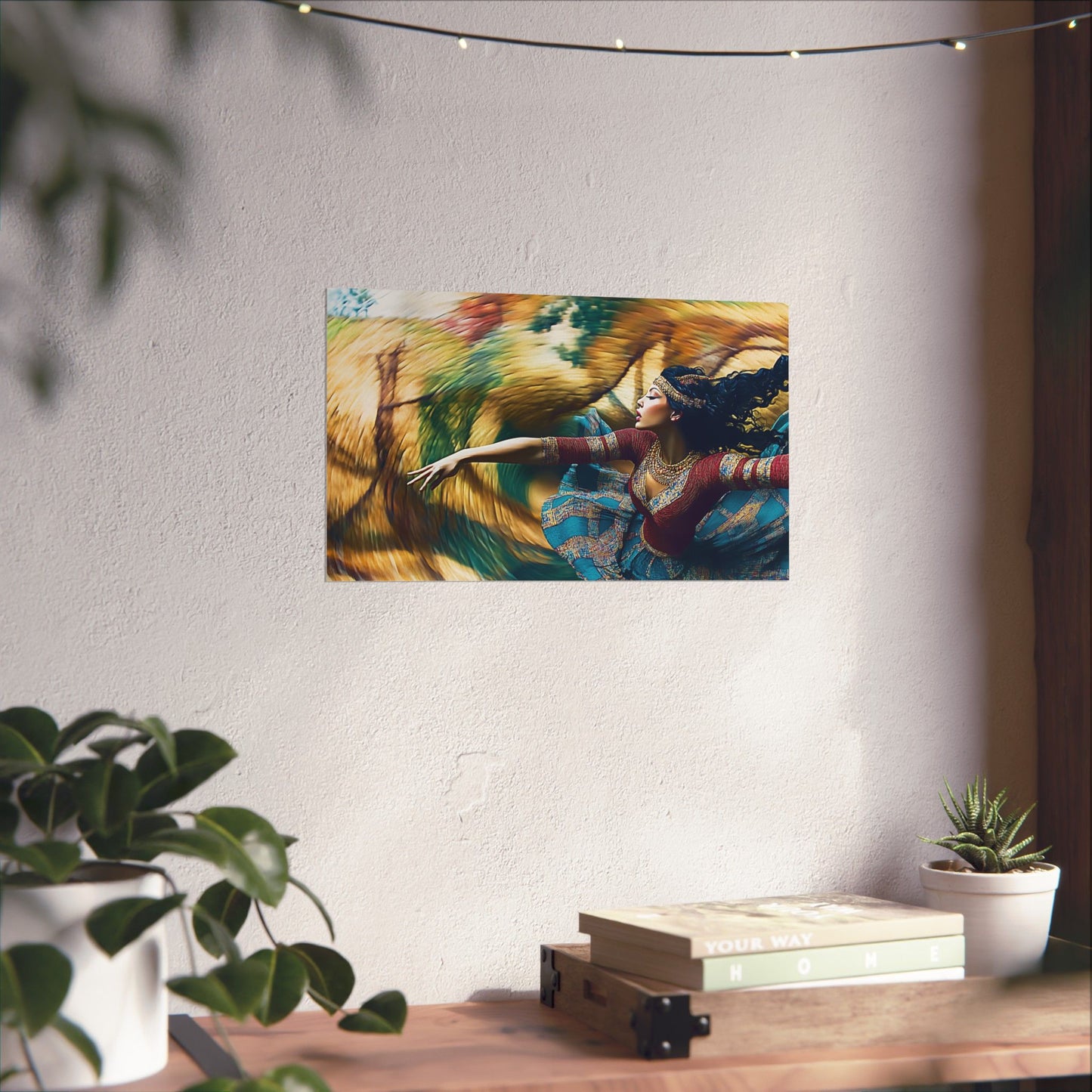 Spinning Dancer Matte Poster