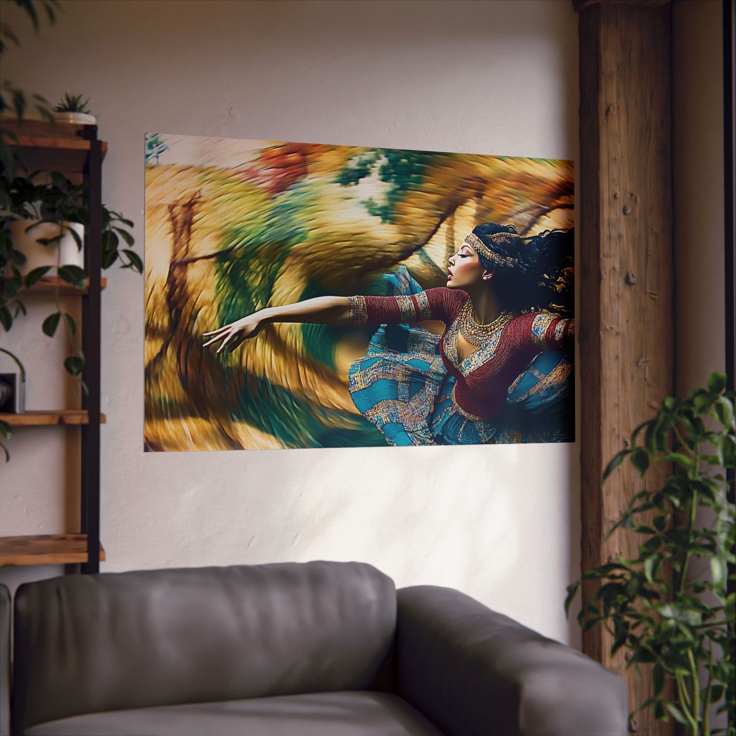 Spinning Dancer Matte Poster
