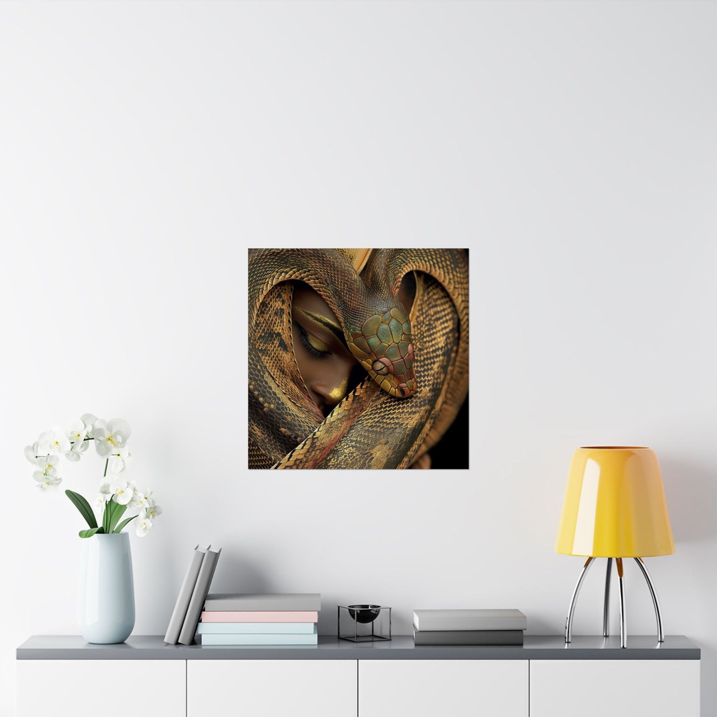 Heart Snake Matte Poster