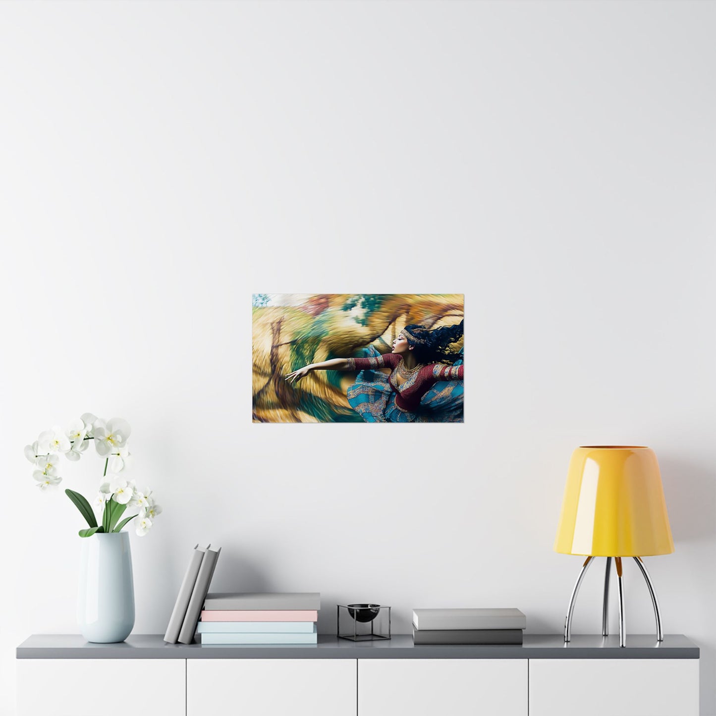 Spinning Dancer Matte Poster
