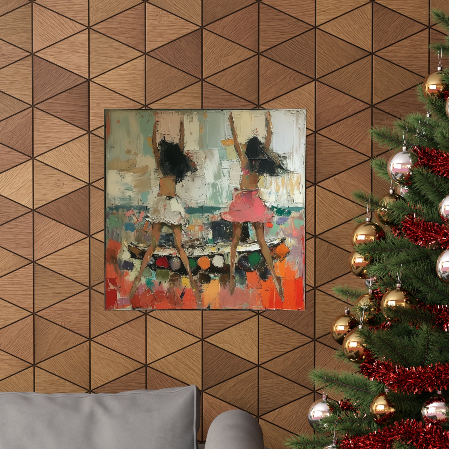 Dancing Girls Matte Poster