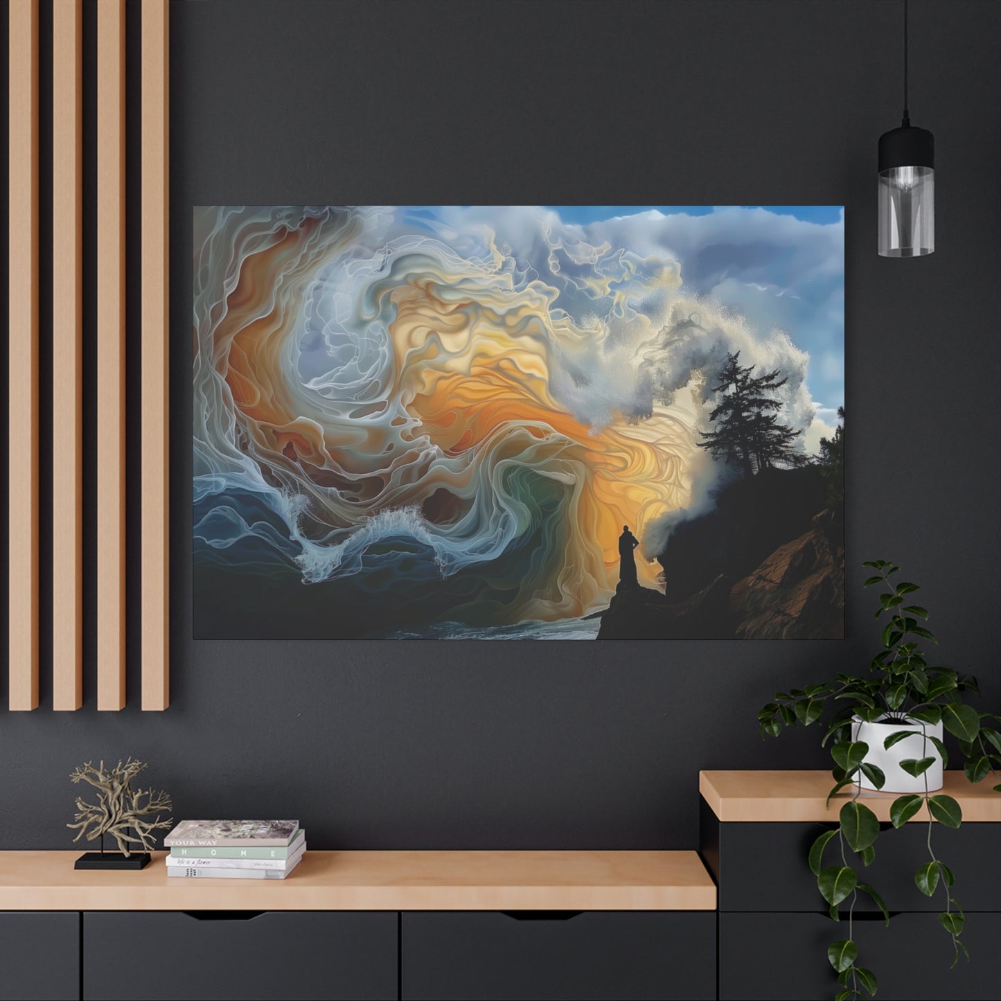 King Tide Matte Canvas, Stretched, 1.25"