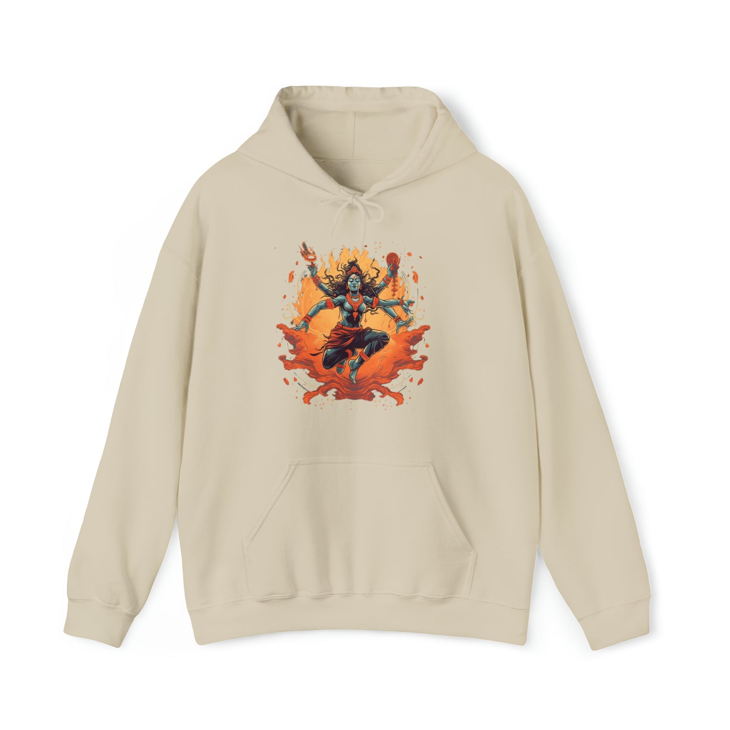 Dancing Shakti Goddess Front Unisex Heavy Blend™ Hooded Sweatshirt