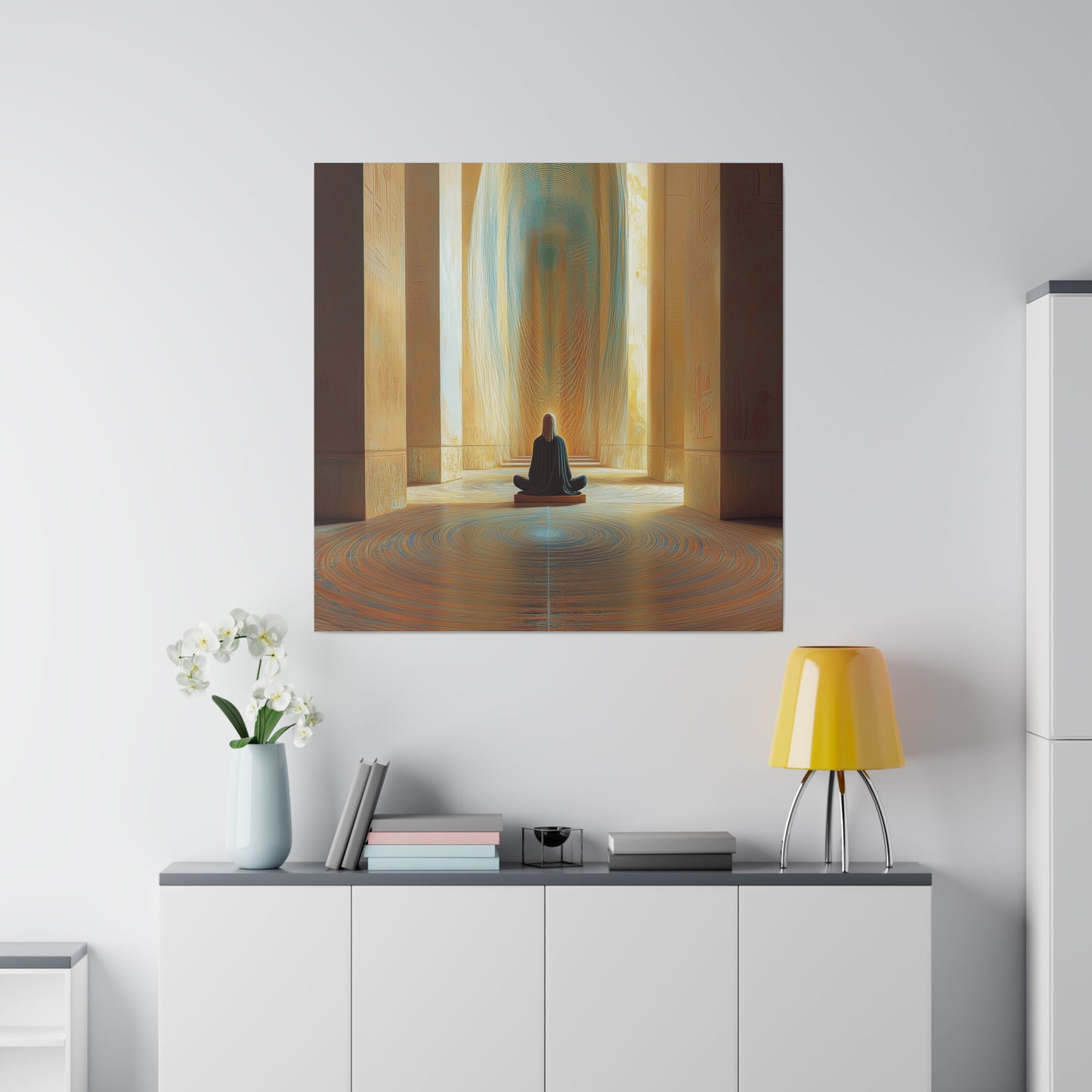 Meditate Matte Canvas, Stretched, 0.75"