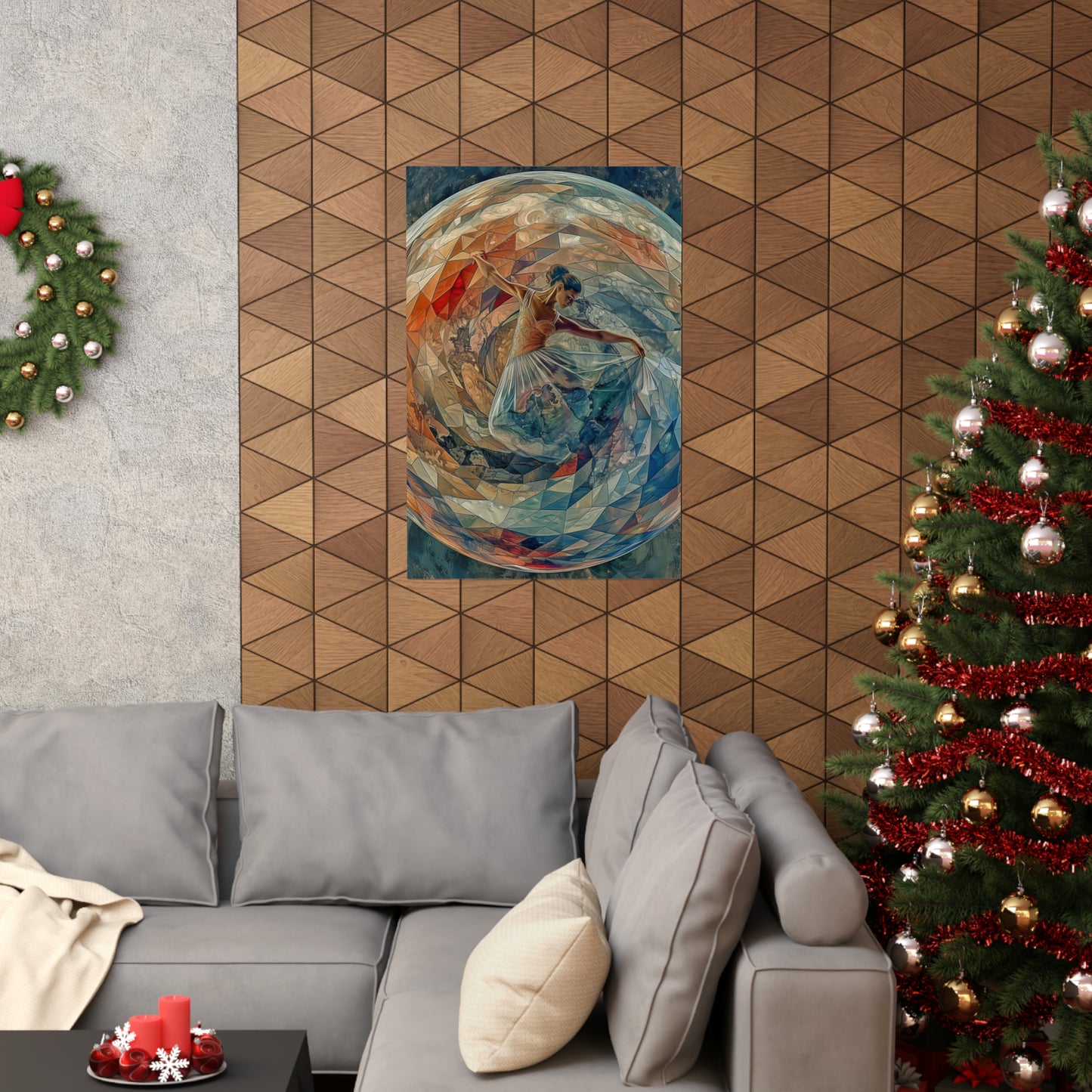 Planetary Dancer Matte Poster