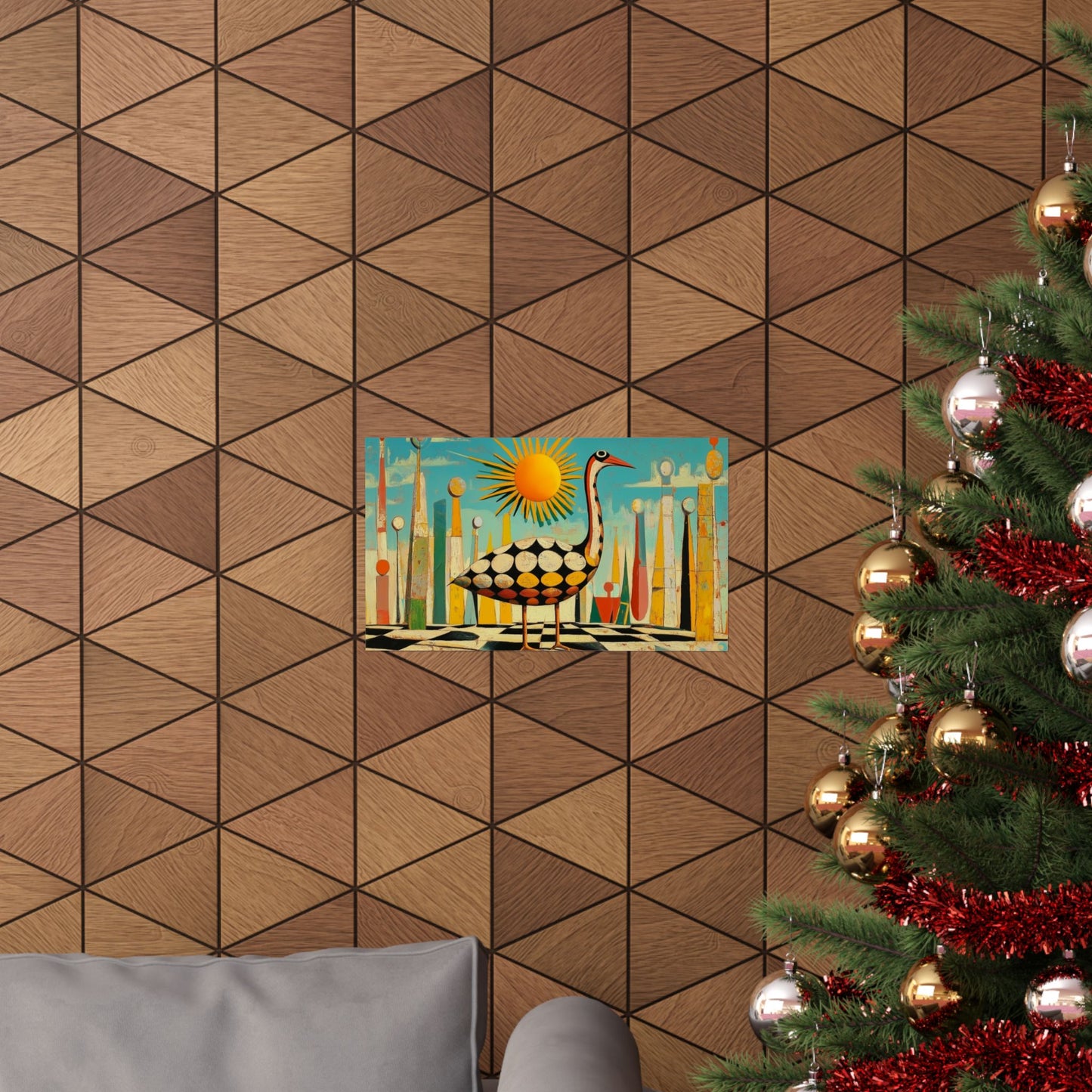 Sun Bird Matte Poster