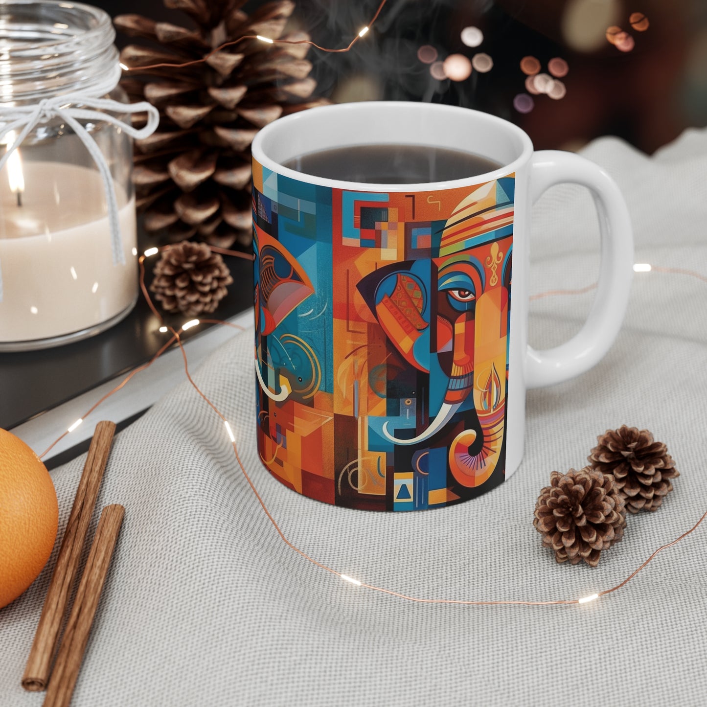 Ganesha Ceramic Mug 11oz