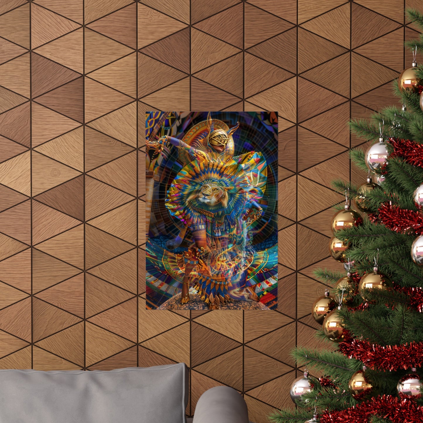 Channeling Sekhmet Matte Poster