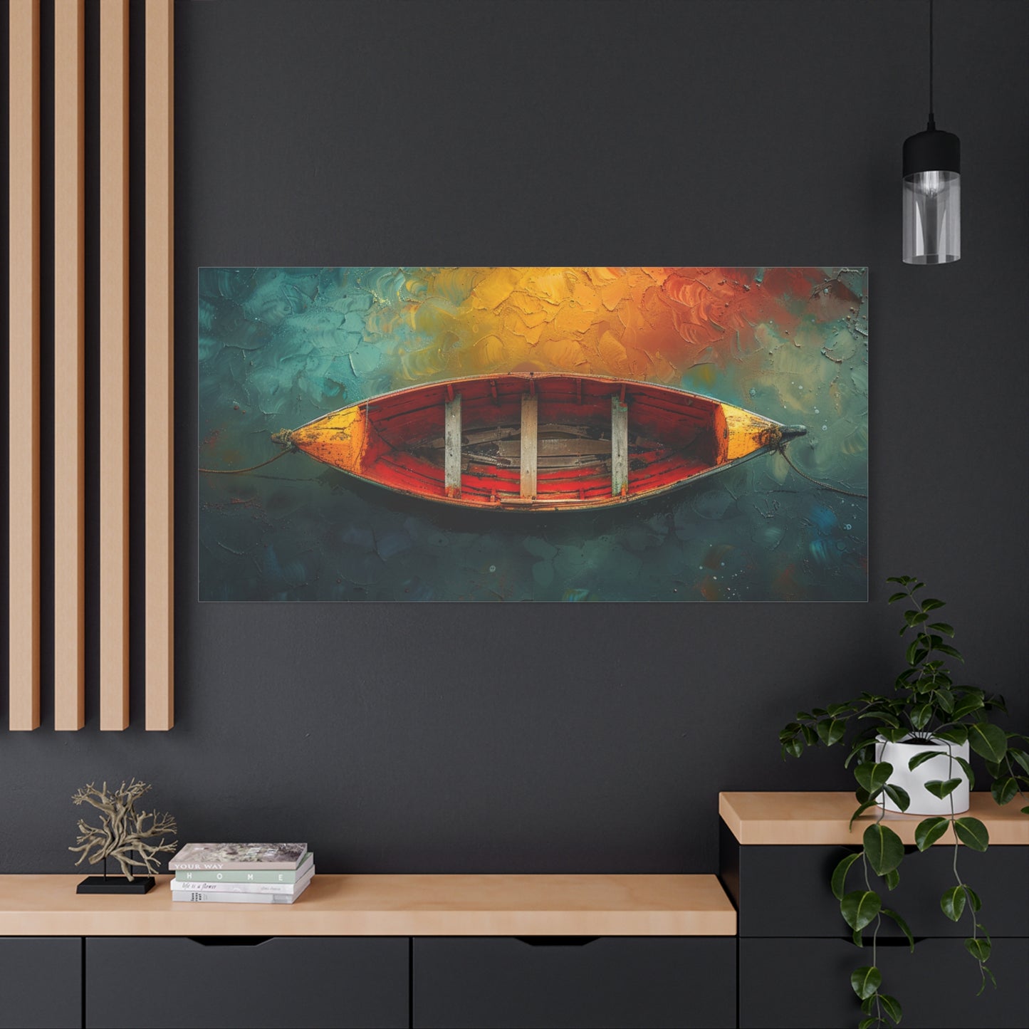 Dream Boat Matte Canvas, Stretched, 1.25"