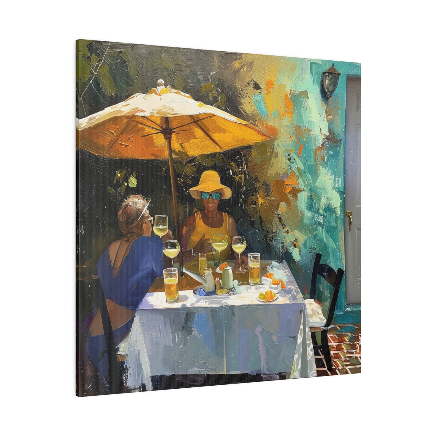 Lunch in Charleston 4 Matte Canvas, Stretched, 0.75"