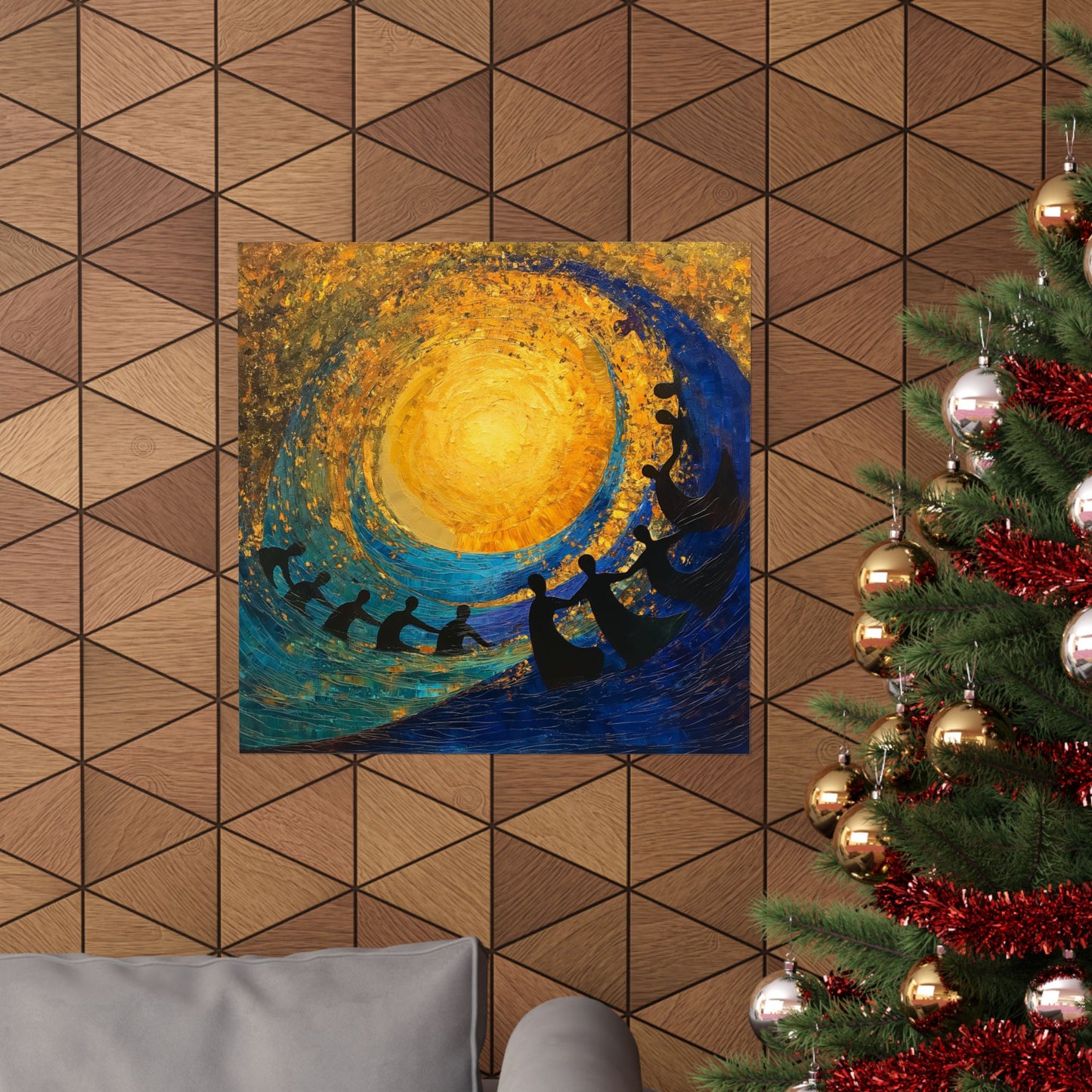 Wave Tribe Matte Poster
